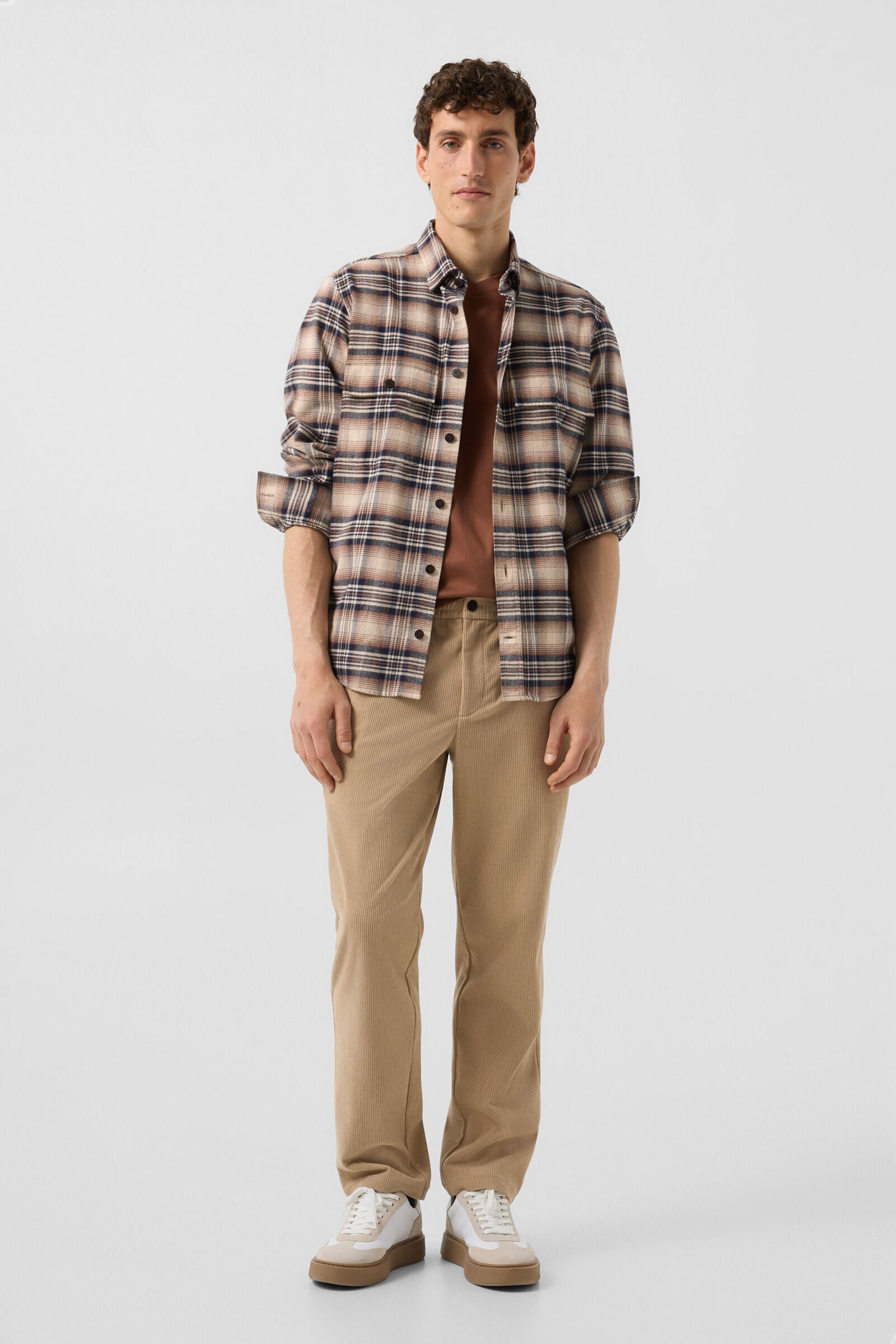 Barny corduroy trousers Beige