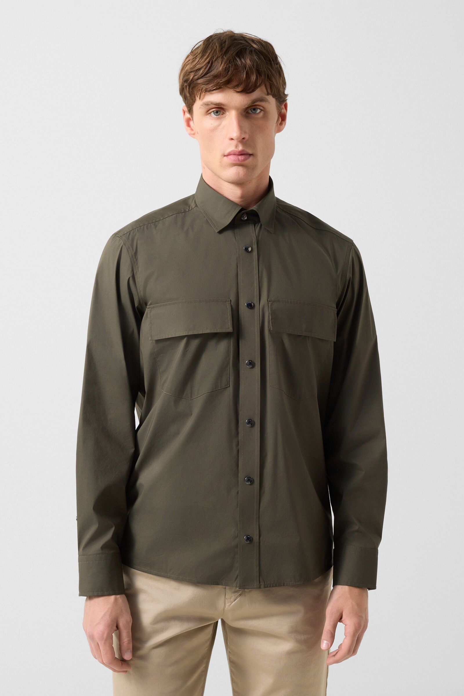 Shirt Heiko Olive green