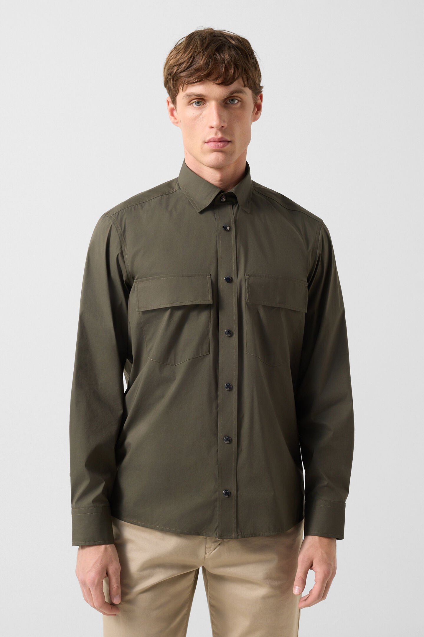 Shirt Heiko Olive green
