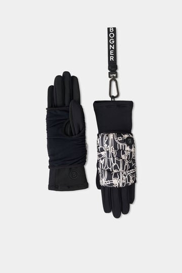 Handschuh Touch Off-White/Schwarz Handschuh Touch Off-White/Schwarz