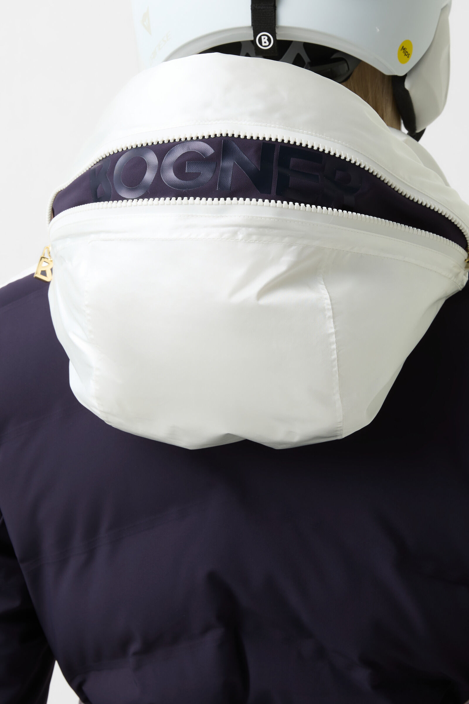 Kira quilted jacket Navy blue/white