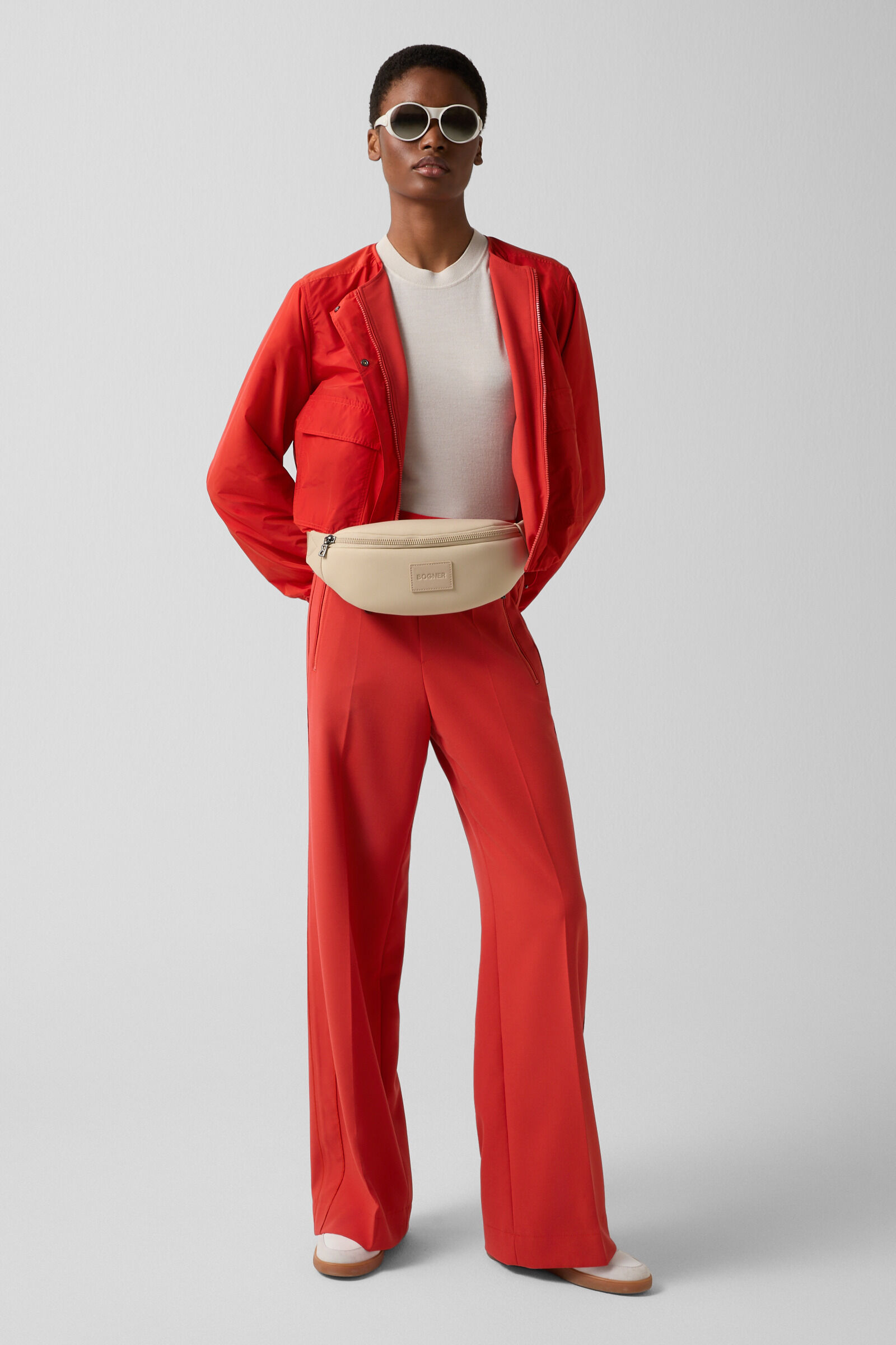 Ilvy jersey trousers Red