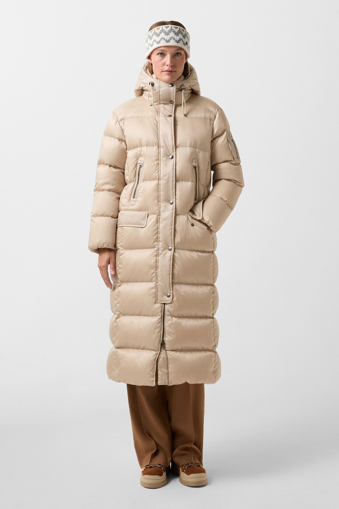 Jonna down coat Beige