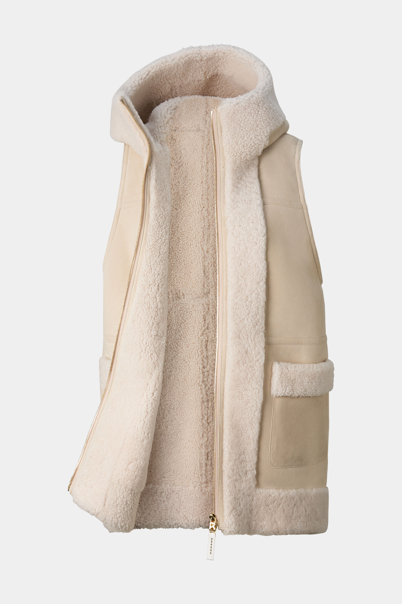 Lona lambskin waistcoat Cream