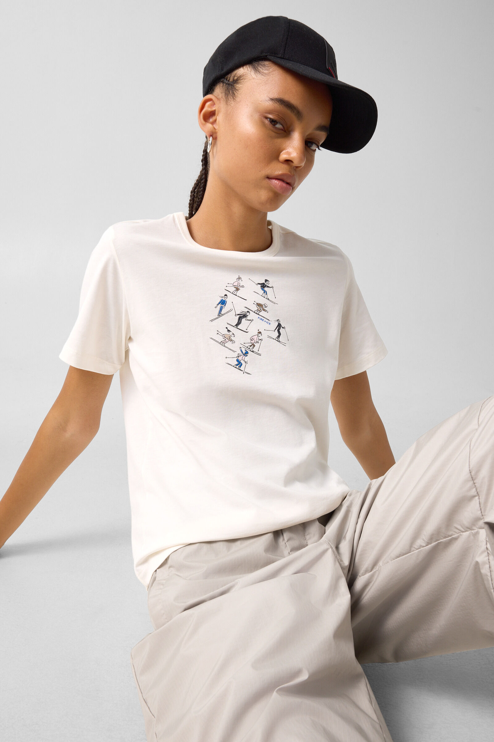 Zyssa cotton T-shirt Off-White