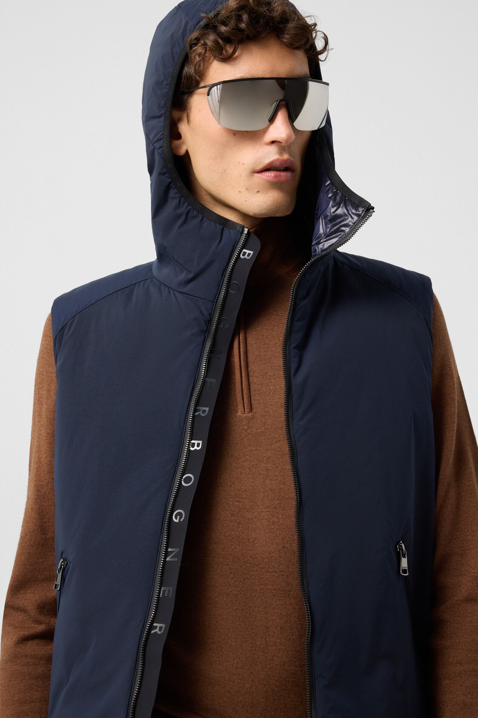 Clion lightweight down waistcoat Navy blue