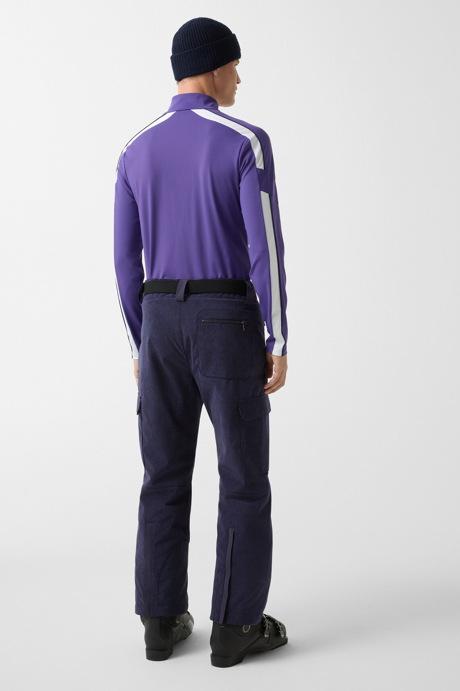 Corbin corduroy ski trousers Navy blue