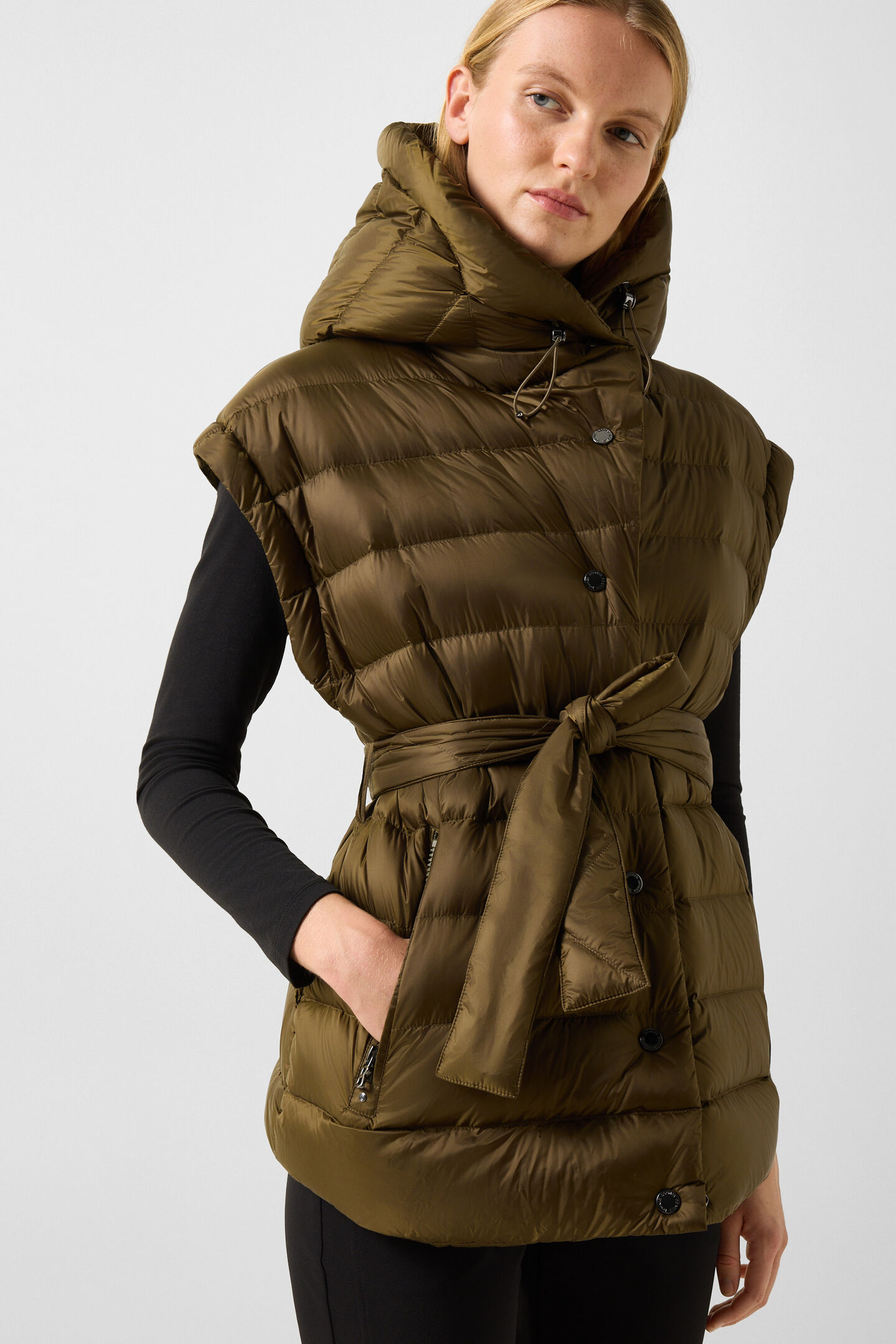 Daunenjacke Minnie Oliv