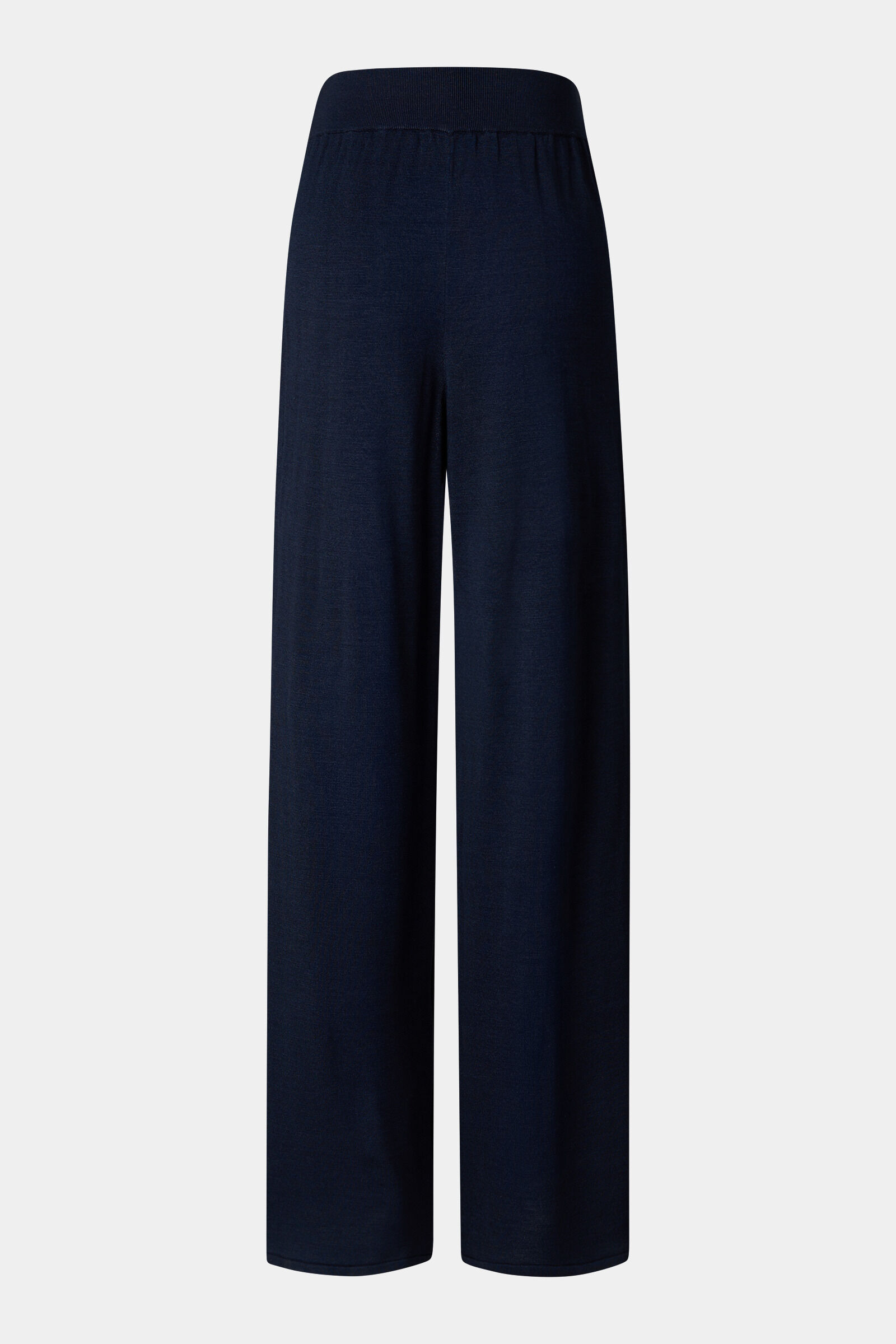 Pantalon en tricot Paula Bleu marine