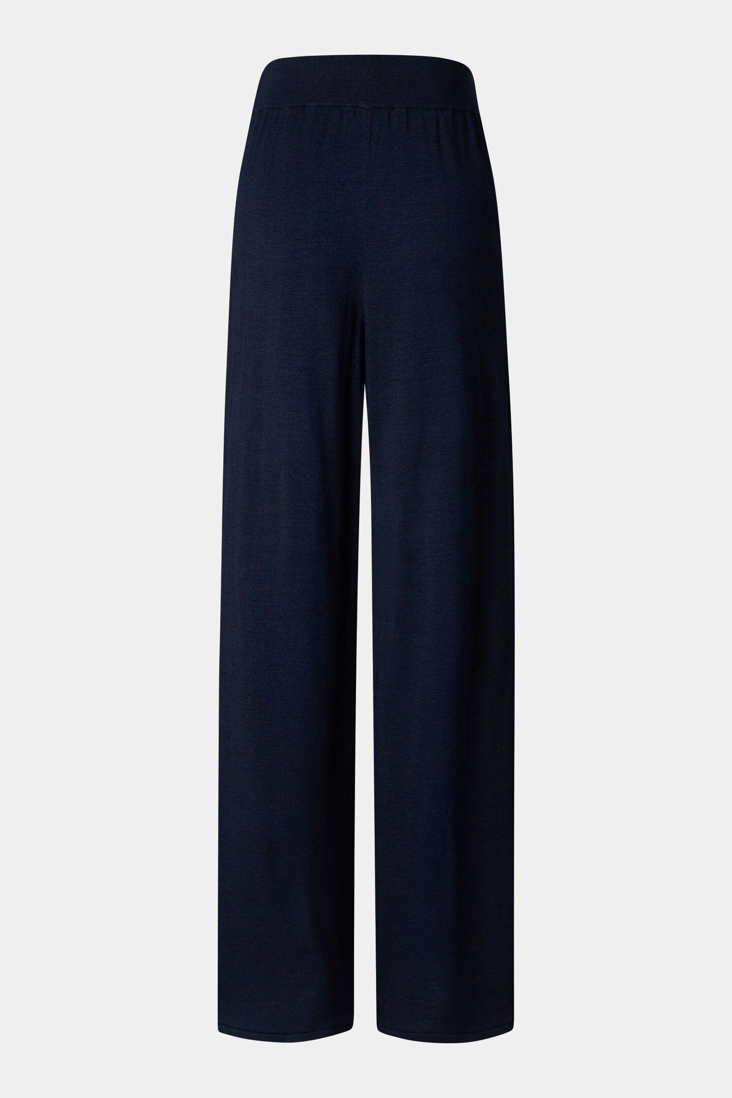Pantalon en tricot Paula Bleu marine
