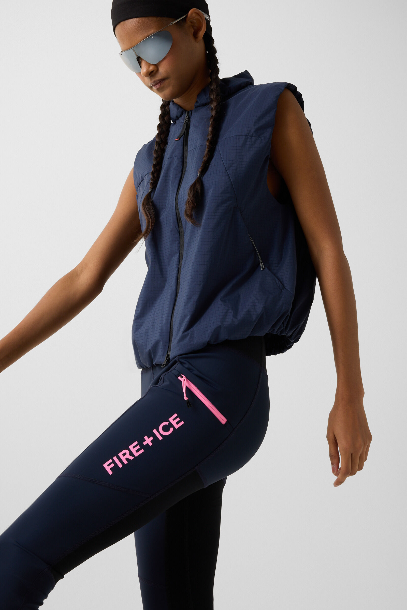 Tights Candra Dunkelblau/Schwarz