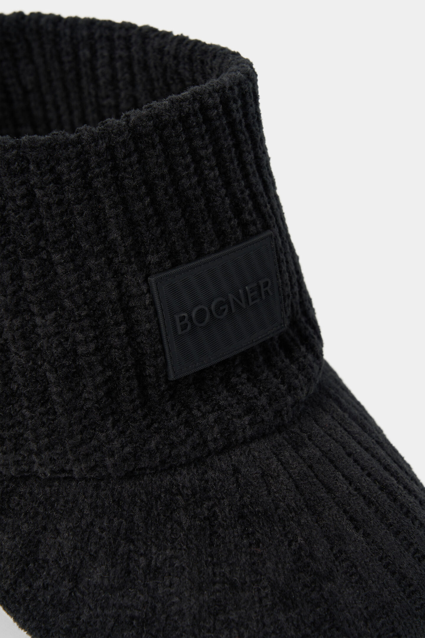 Tessie Knitted Visor Black