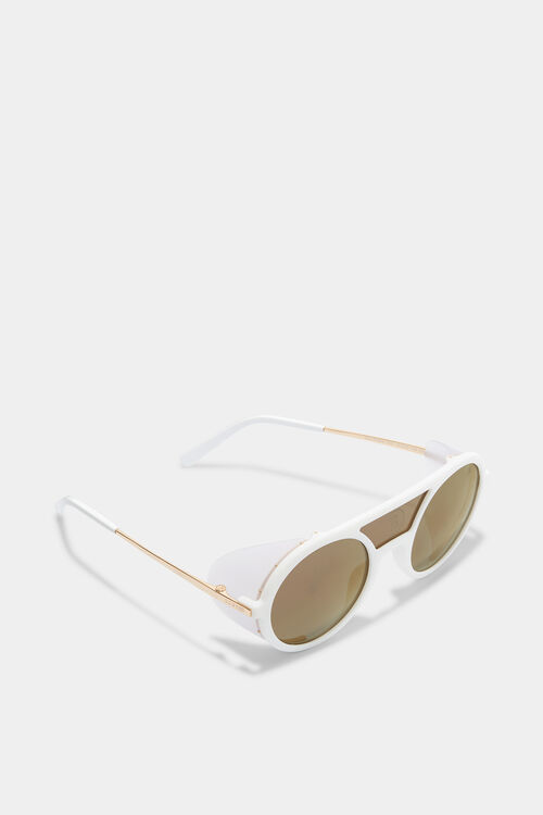 Sunglasses Geilo White/gold
