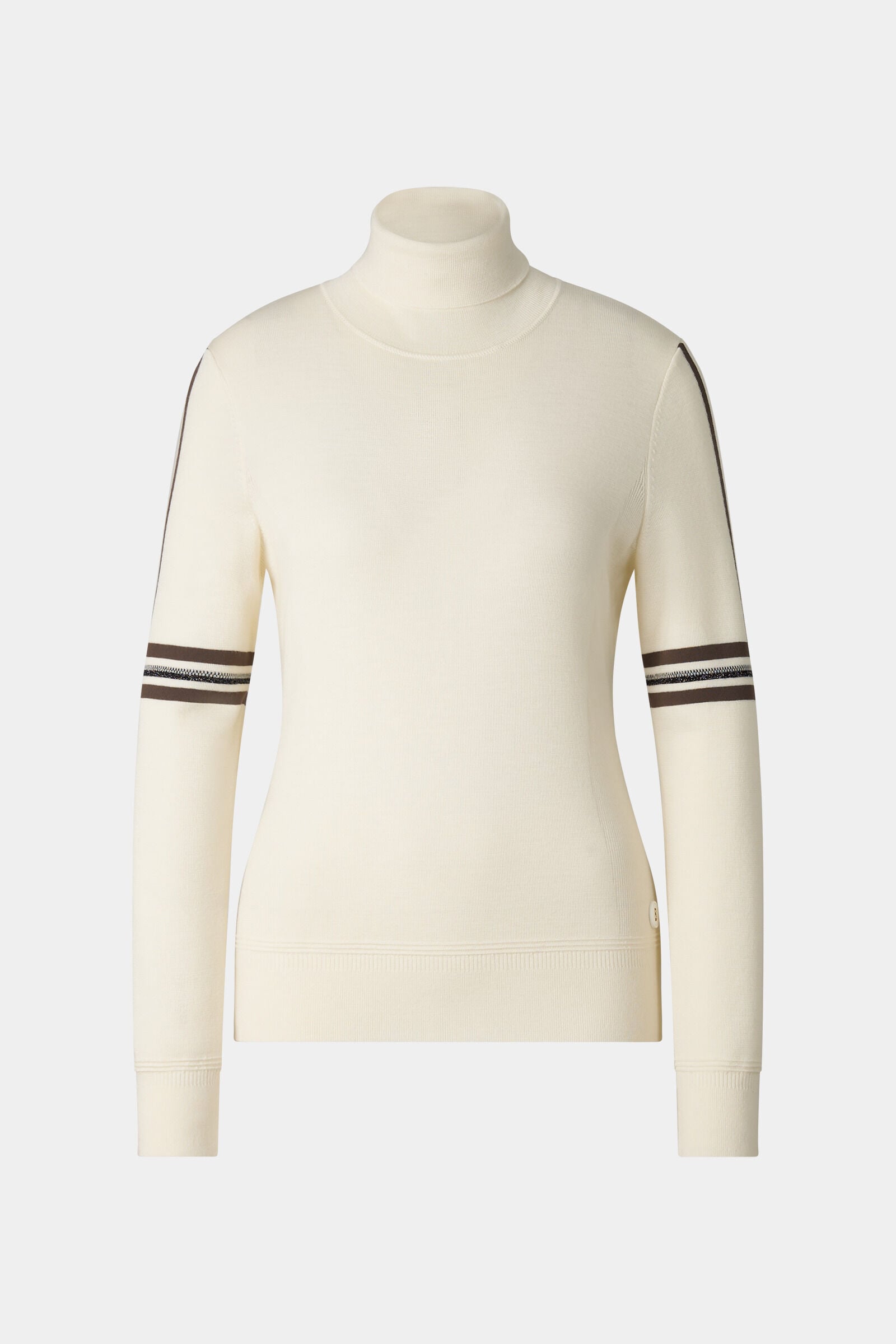 Louise virgin wool jumper Off-white/brown
