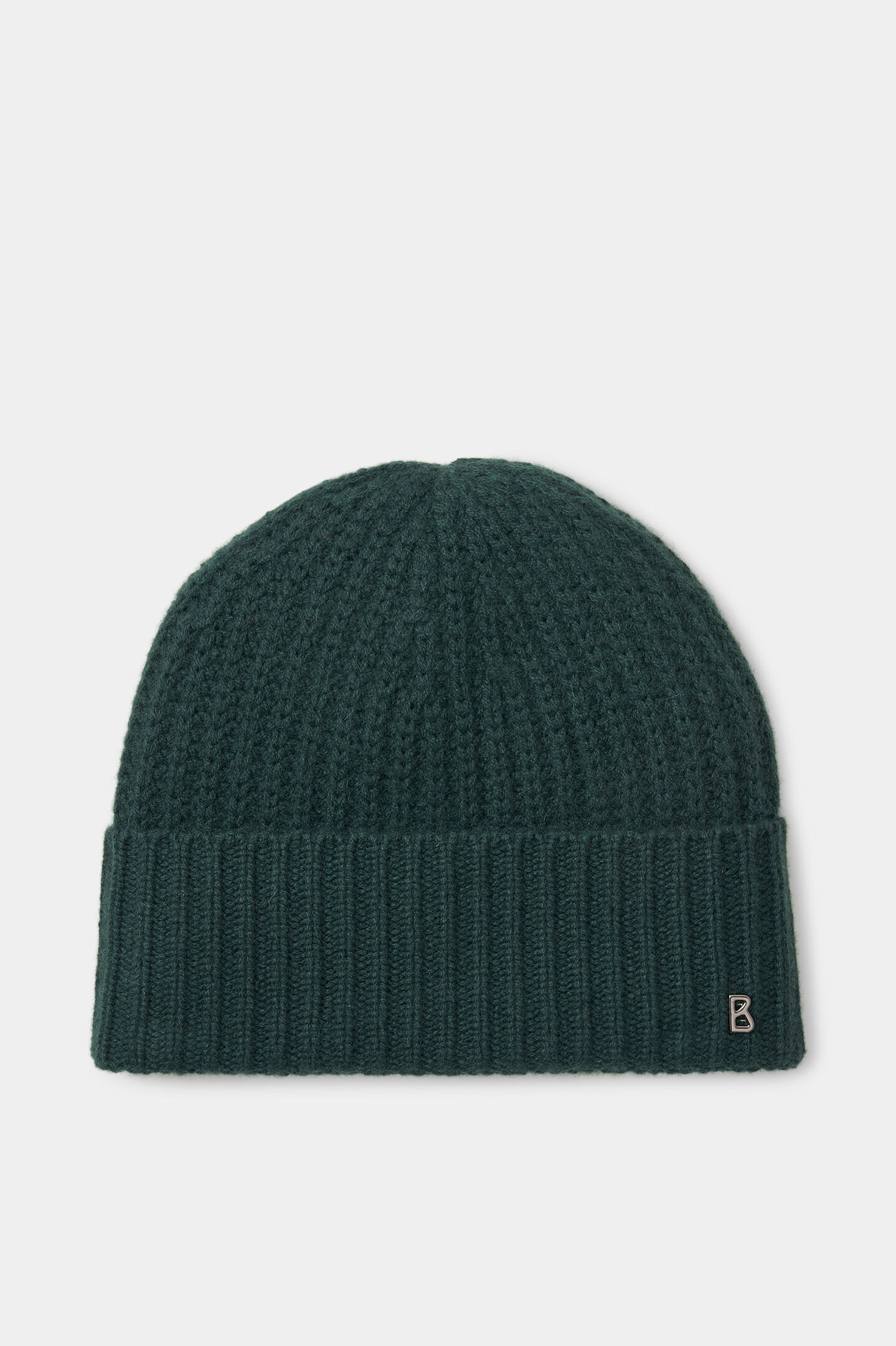Rex knitted cashmere hat Dark green