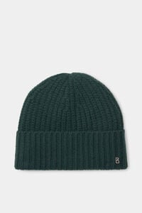 Rex knitted cashmere hat Dark green Rex knitted cashmere hat Dark green