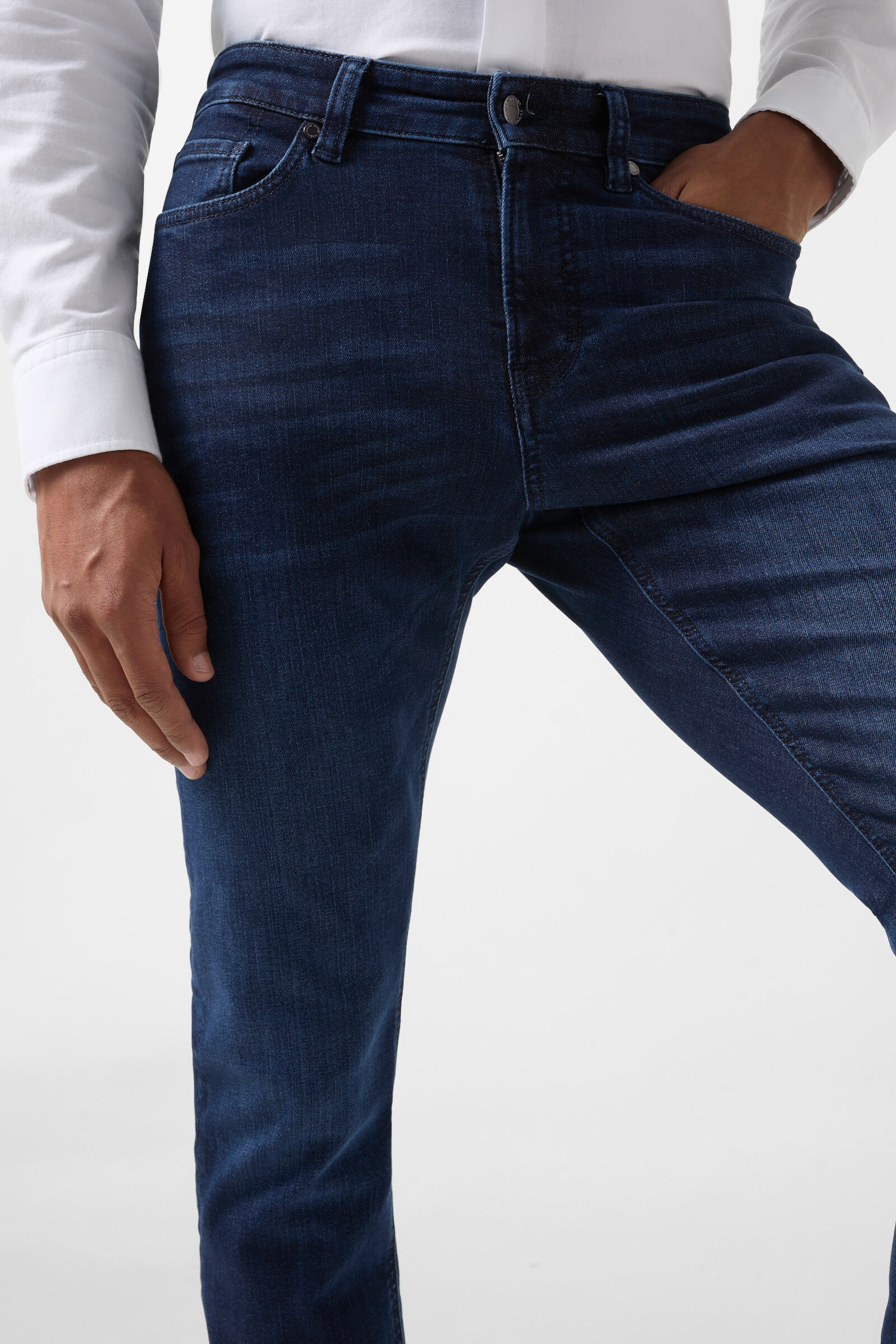 Prime Fit Jeans Rob Dark Denim Blue