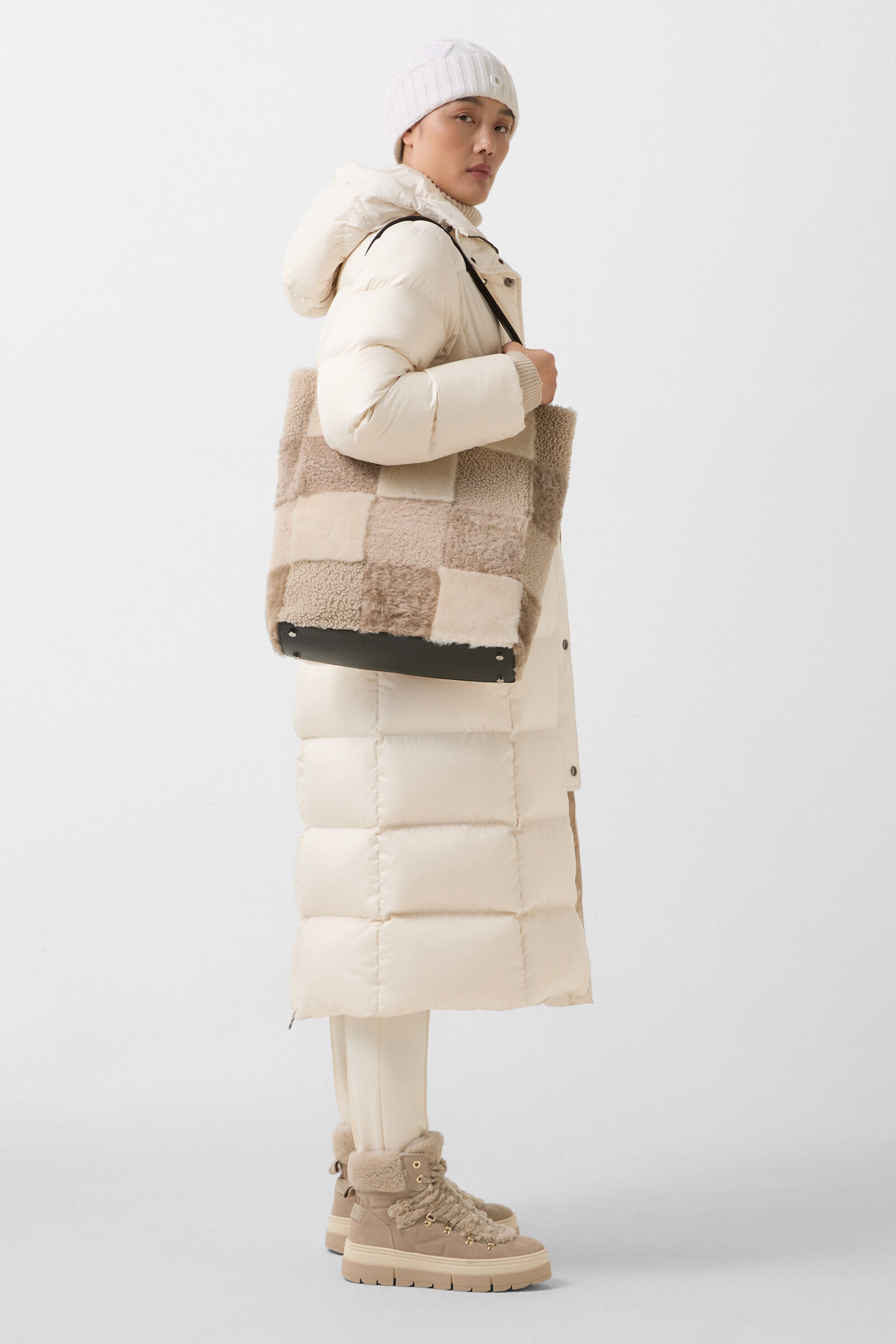 Manteau de duvet Jonna Cr&egrave;me