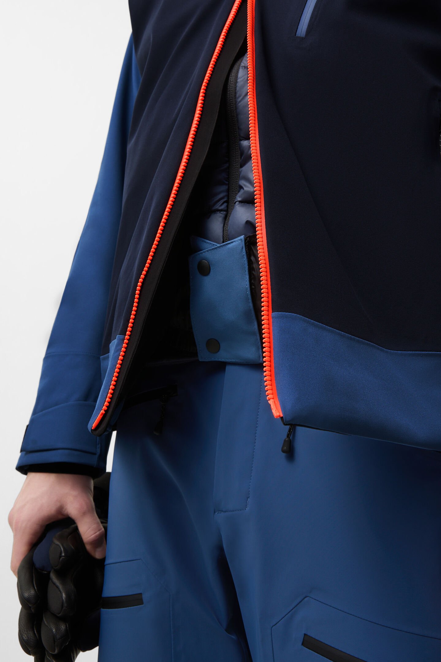 Tajo ski-jas Marineblauw/blauw