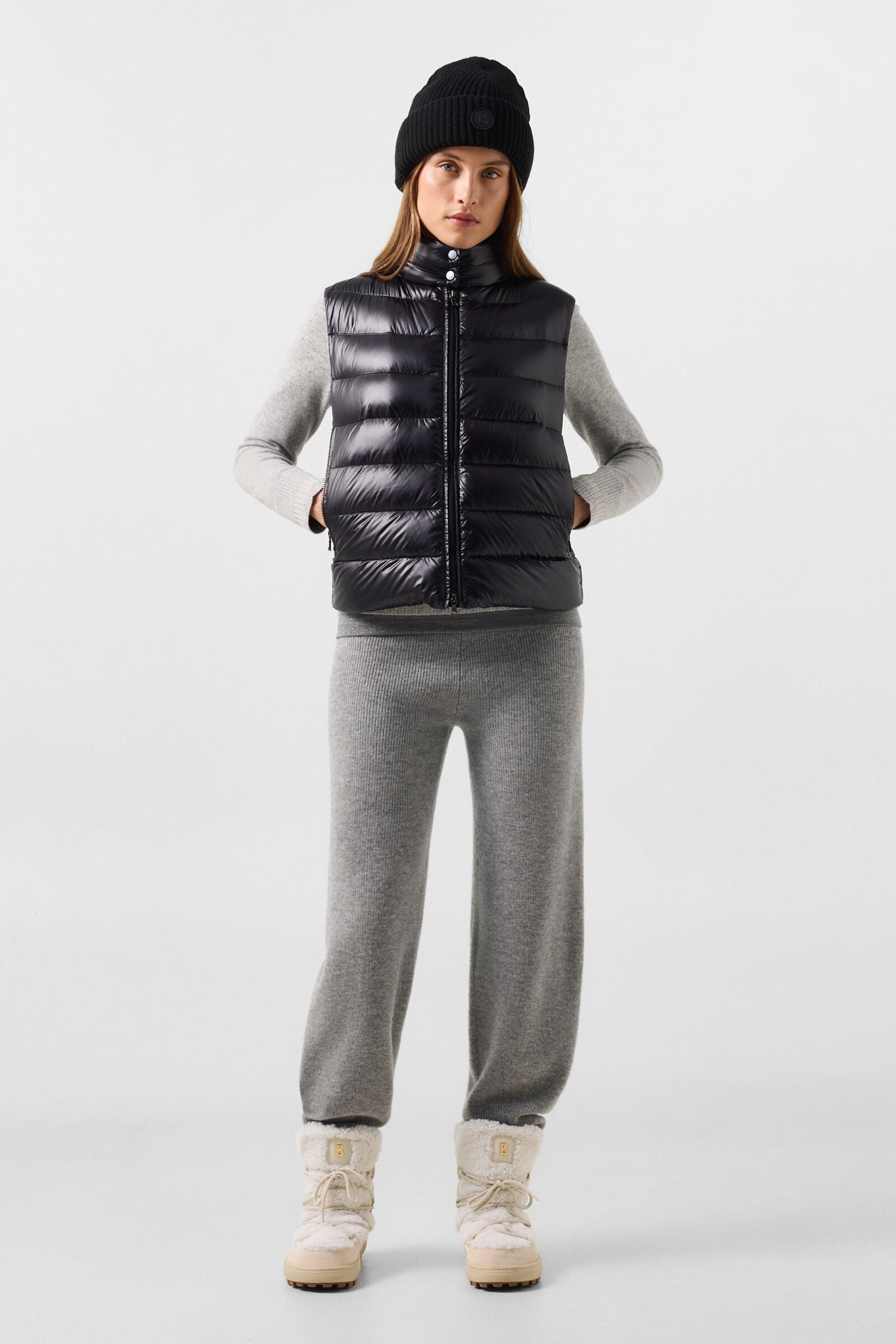 Milly Lightweight Down Vest Black