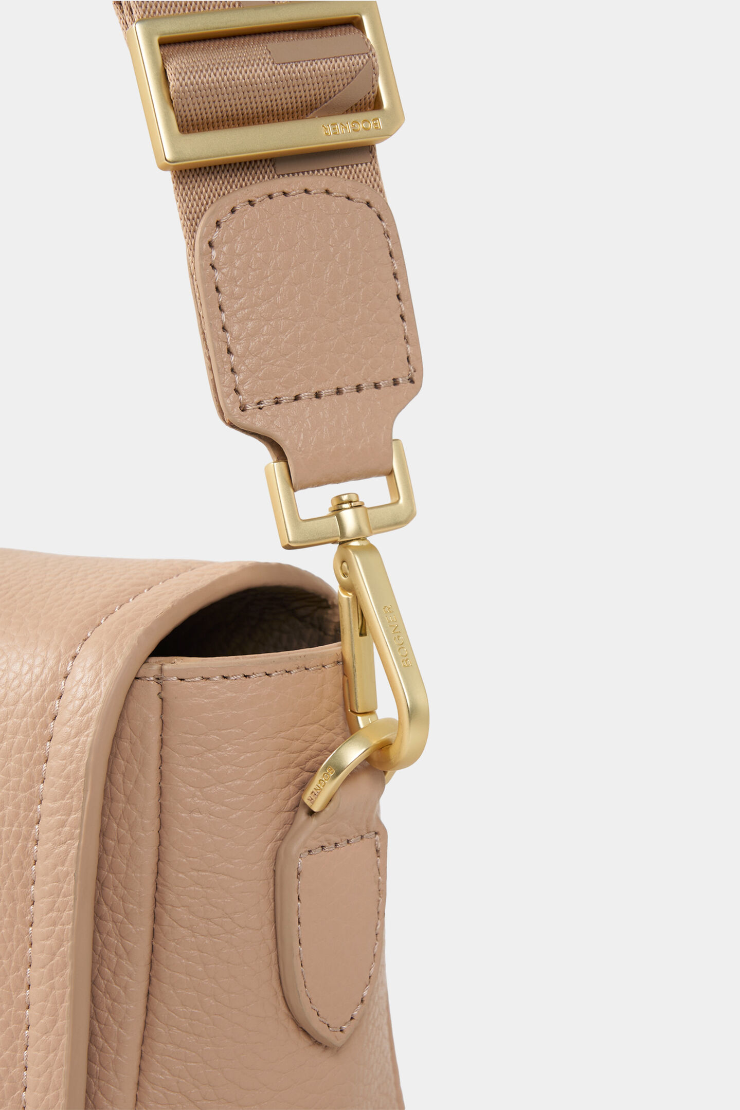 Schultertasche Wallis Bar Beige