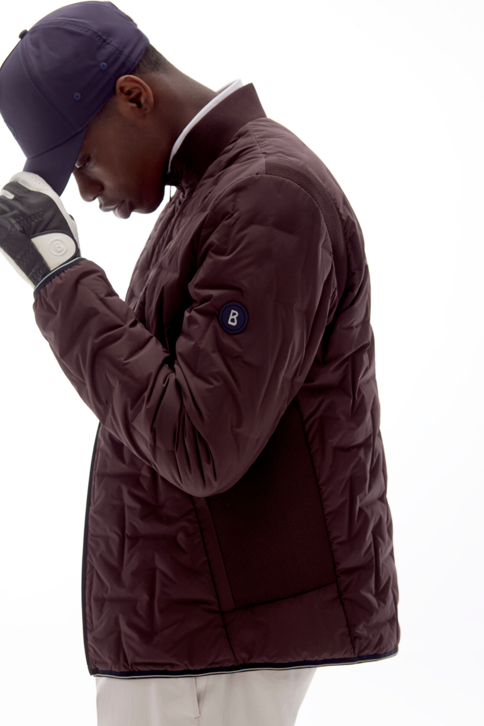 Saschan lightweight down jacket Bordeaux