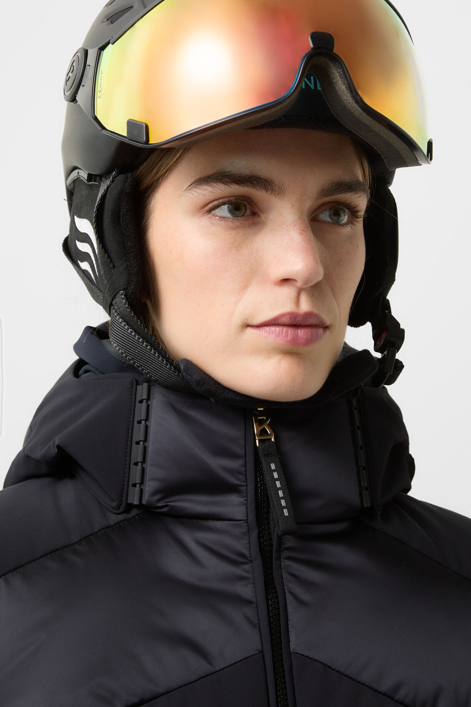 Delin down ski jacket Black