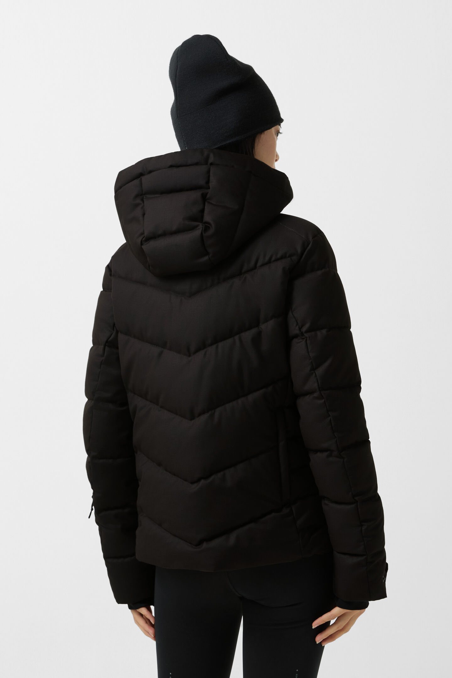 Saelly quilted jacket Black