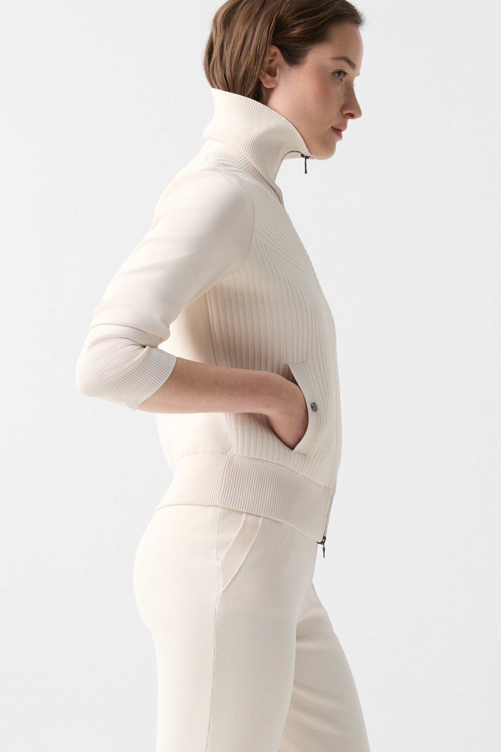Jana knit jacket Cream