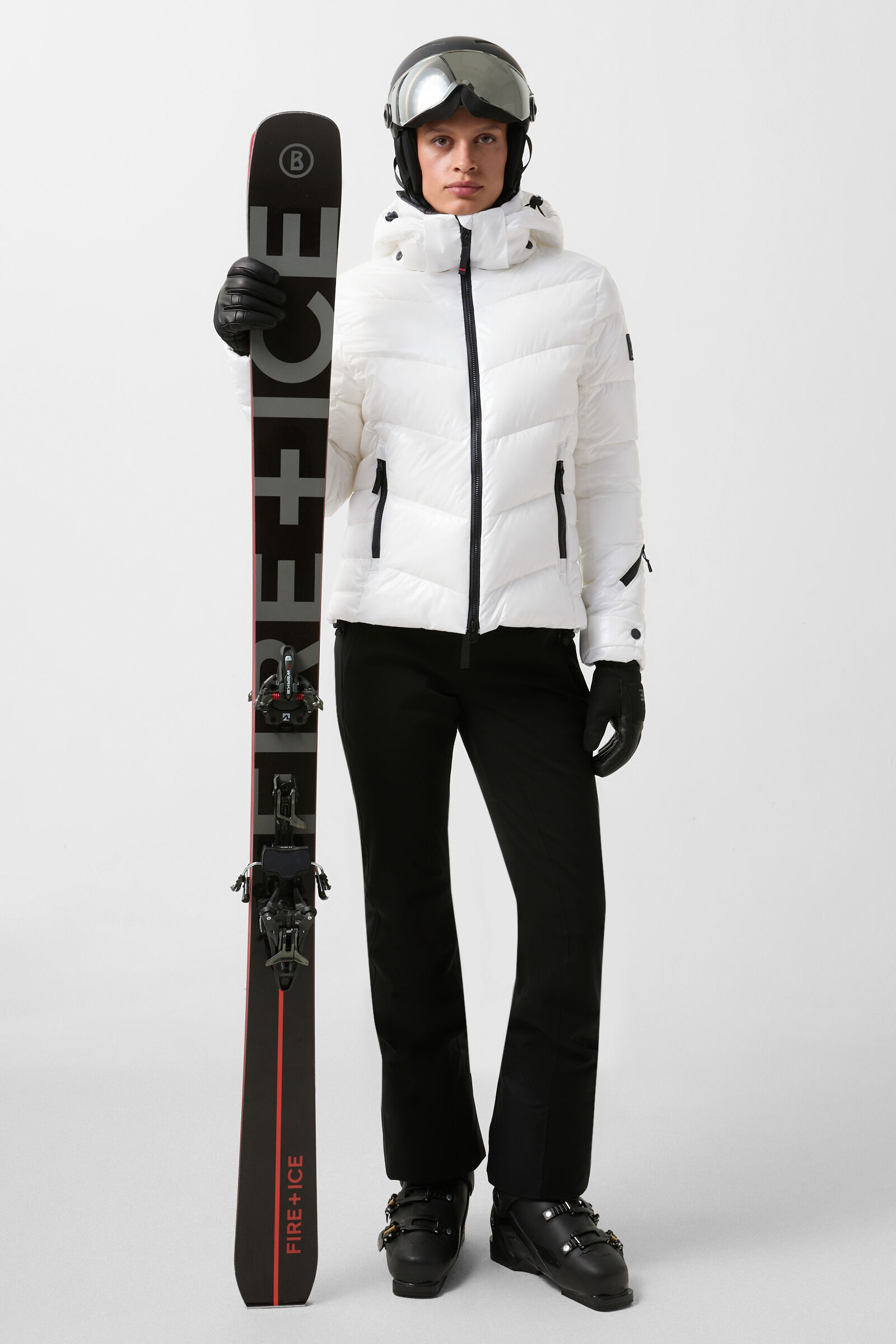 Ski-Steppjacke Saelly Wei&szlig;