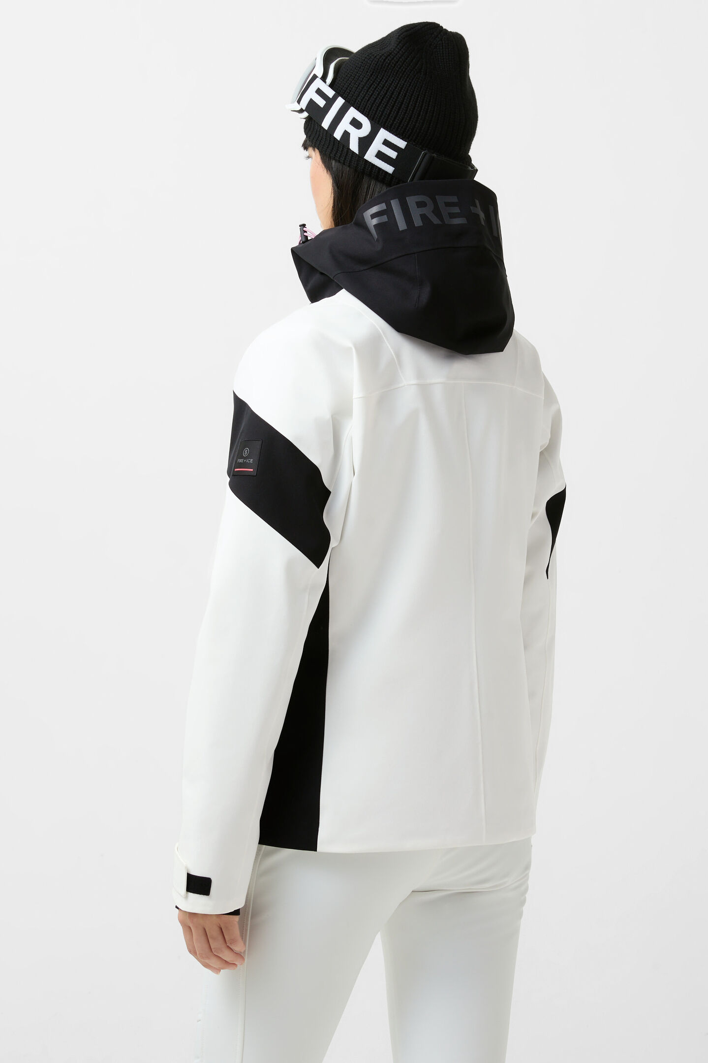 Ashley ski jacket Off-white/black