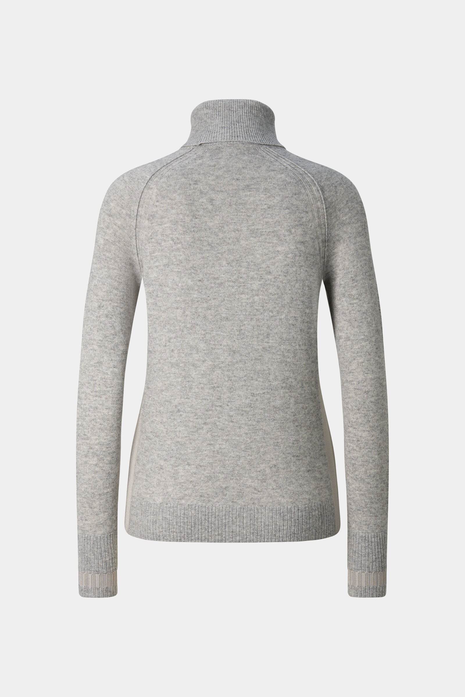 Schurwoll-Kaschmir-Pullover Vaiana Hellgrau