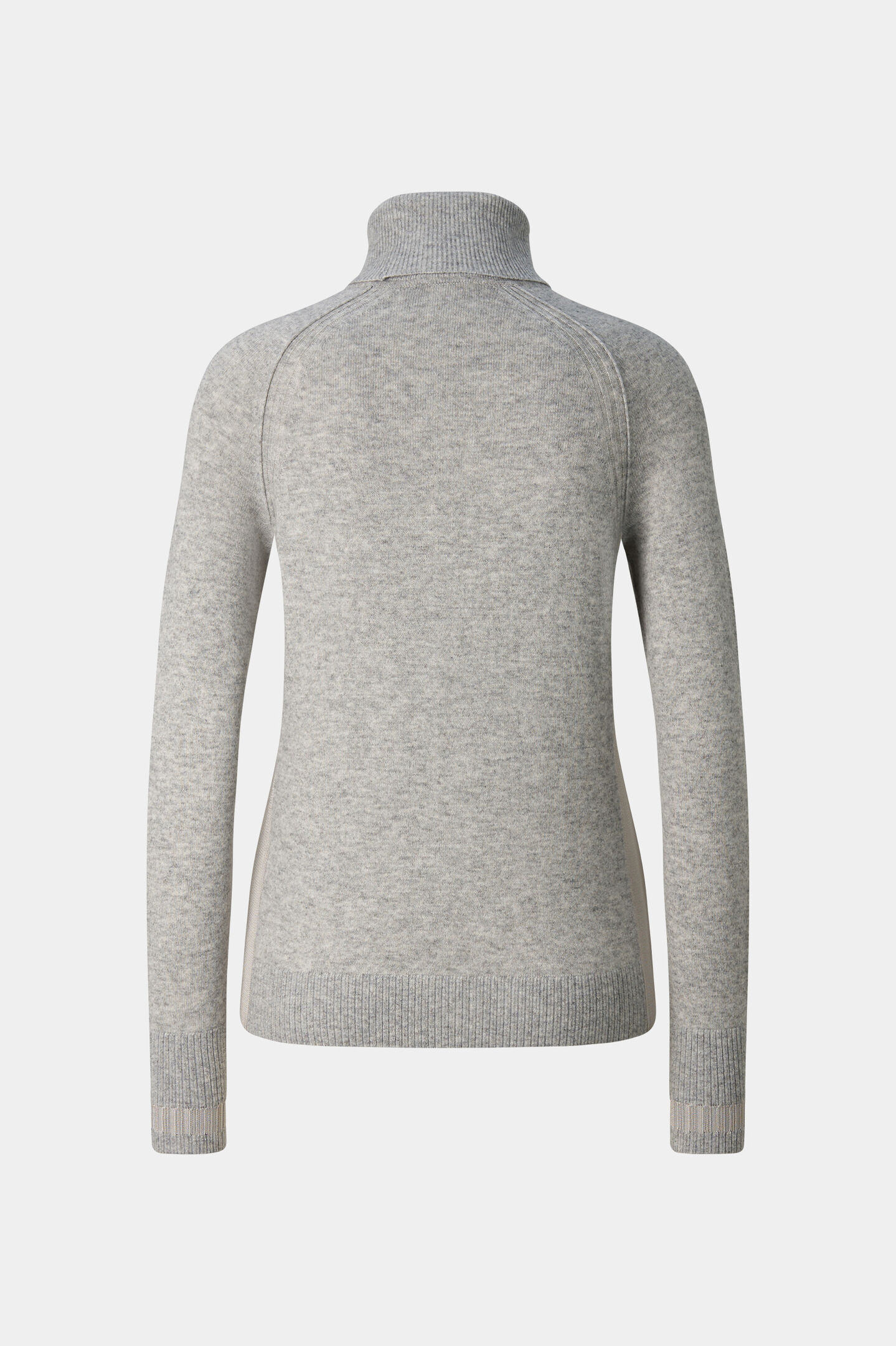 Schurwoll-Kaschmir-Pullover Vaiana Hellgrau
