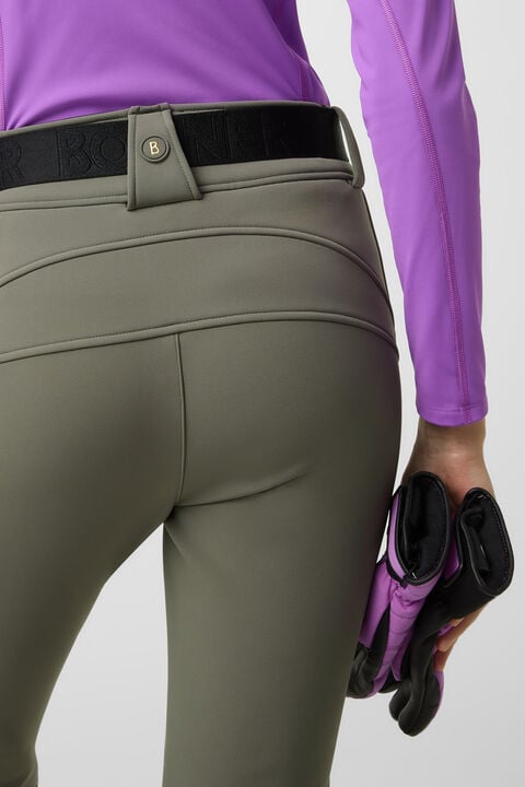 Madei softshell ski trousers Olive green Madei softshell ski trousers Olive green