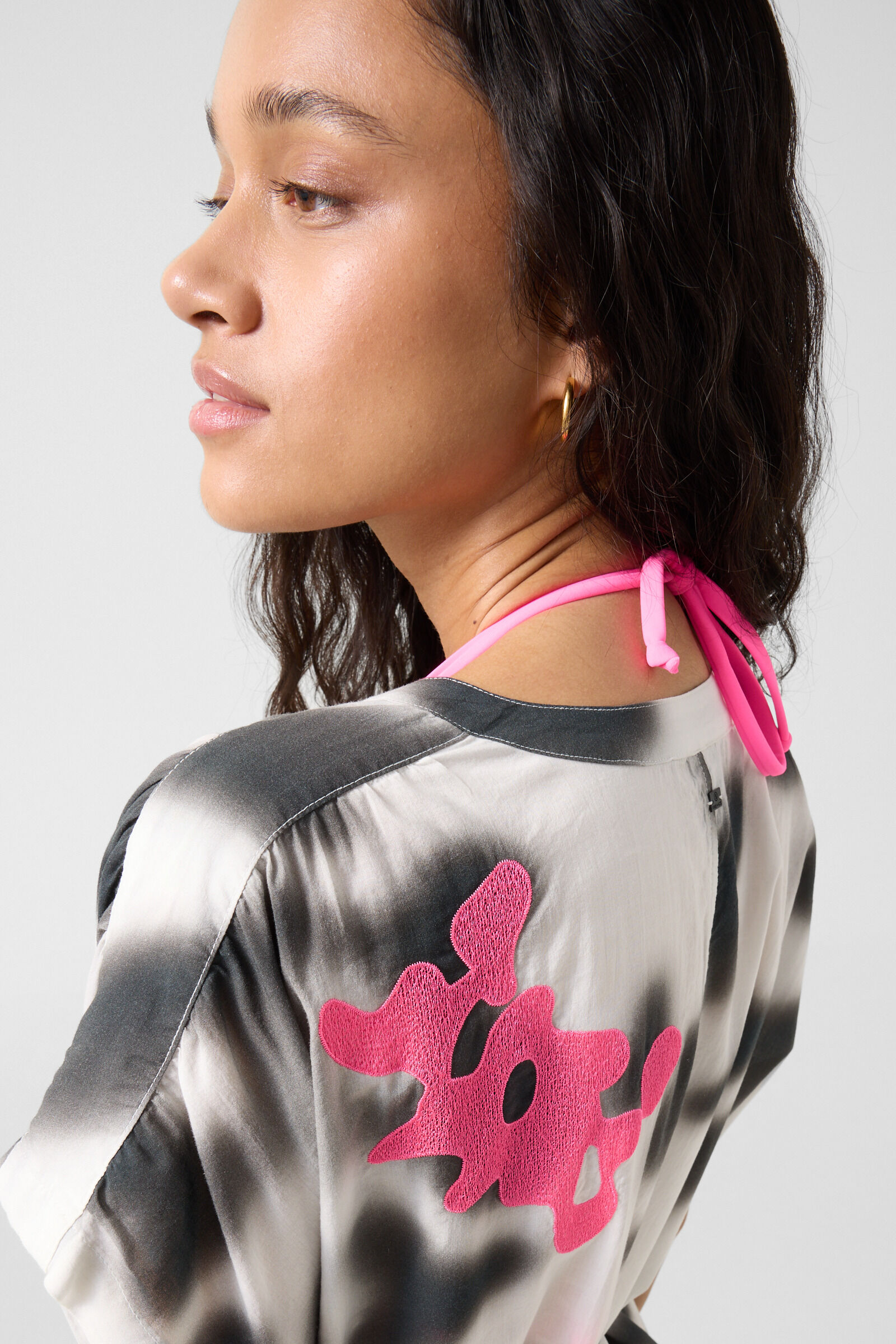 Kleid Tonia Schwarz/Wei&szlig;