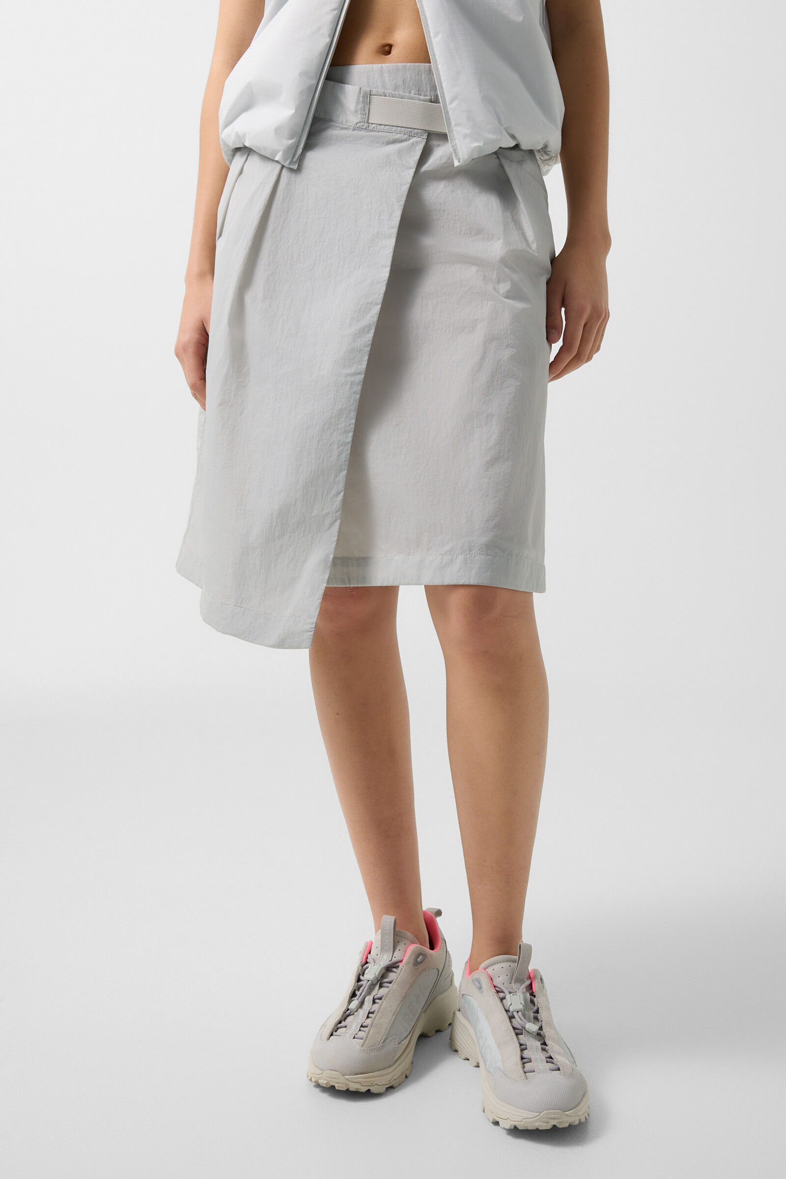 Wrap skirt Tela Light grey