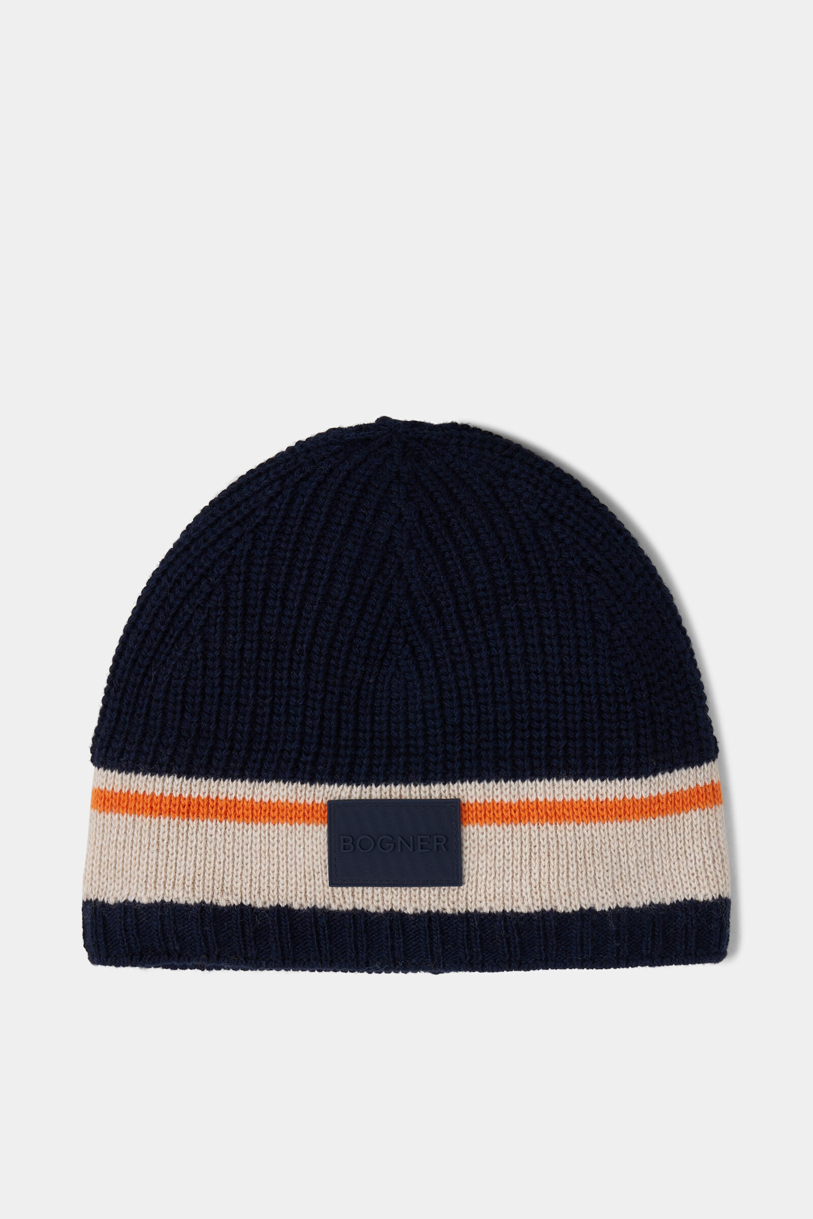 Kids hat Erik Navy blue/beige/orange