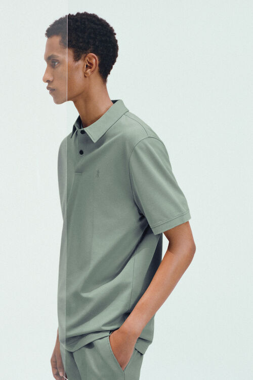 Polo-Shirt Timo Eukalyptus