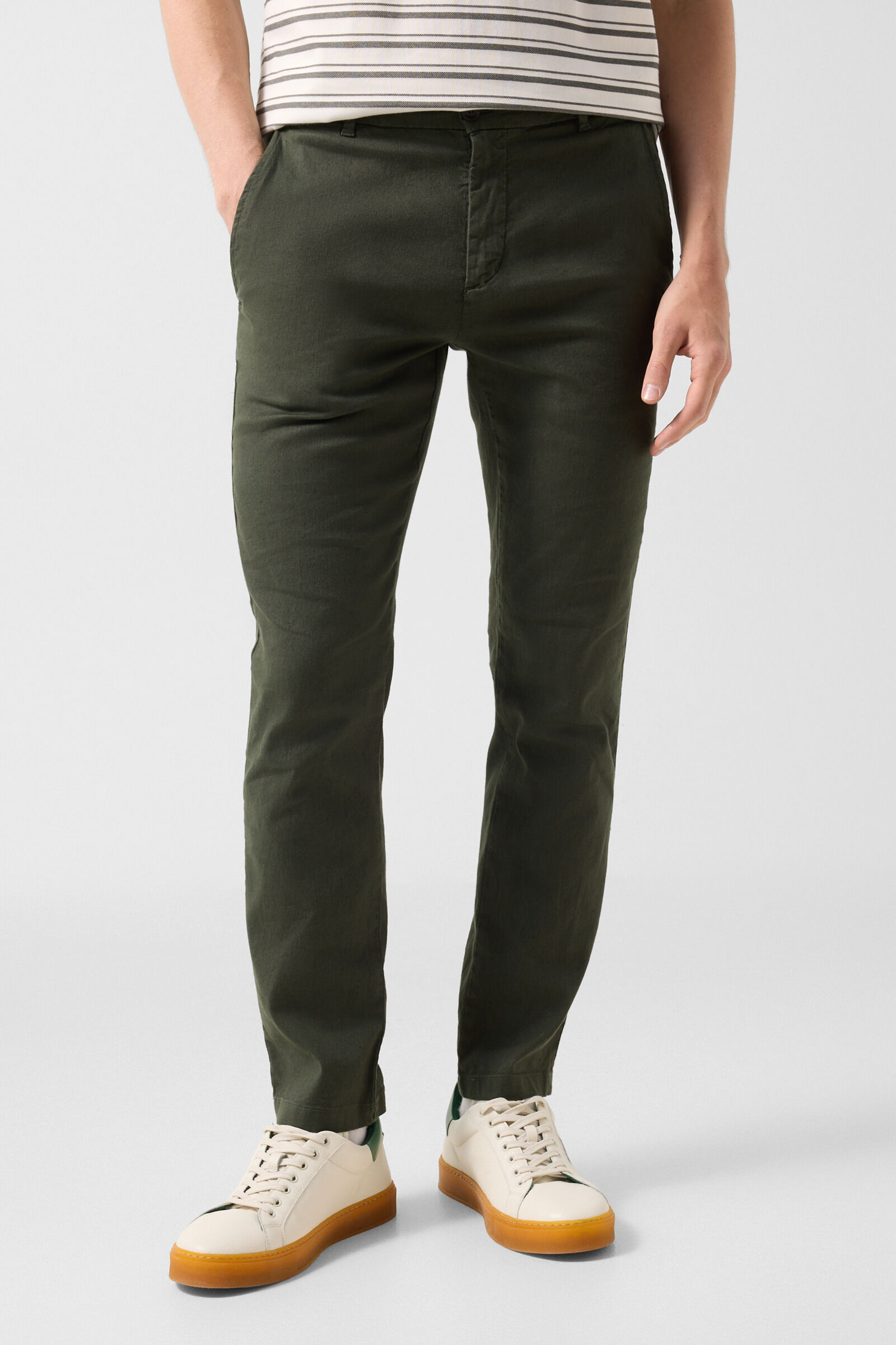 Chino Riley Casual Oliv-Gr&uuml;n