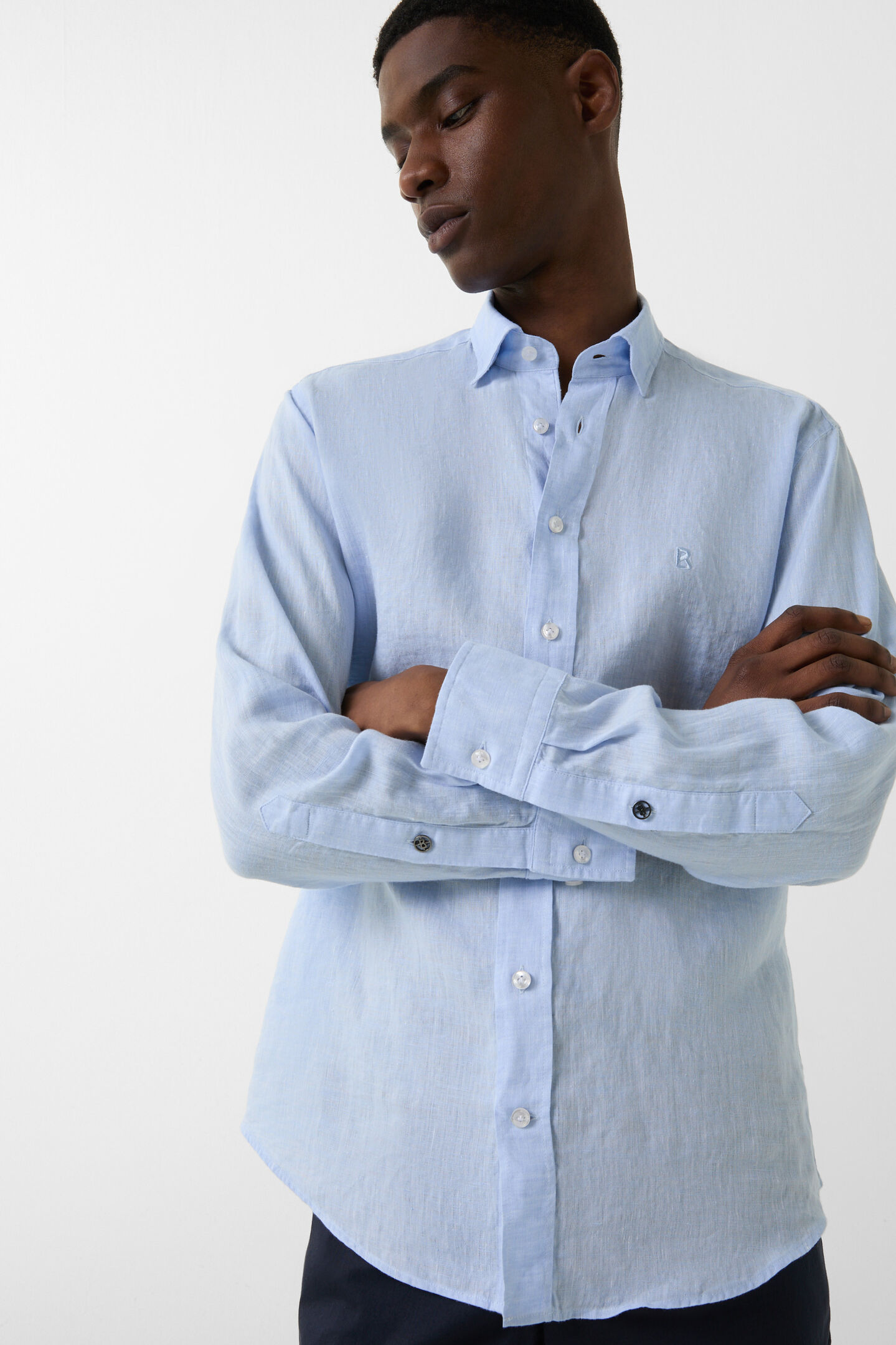 Timi linen shirt Light blue