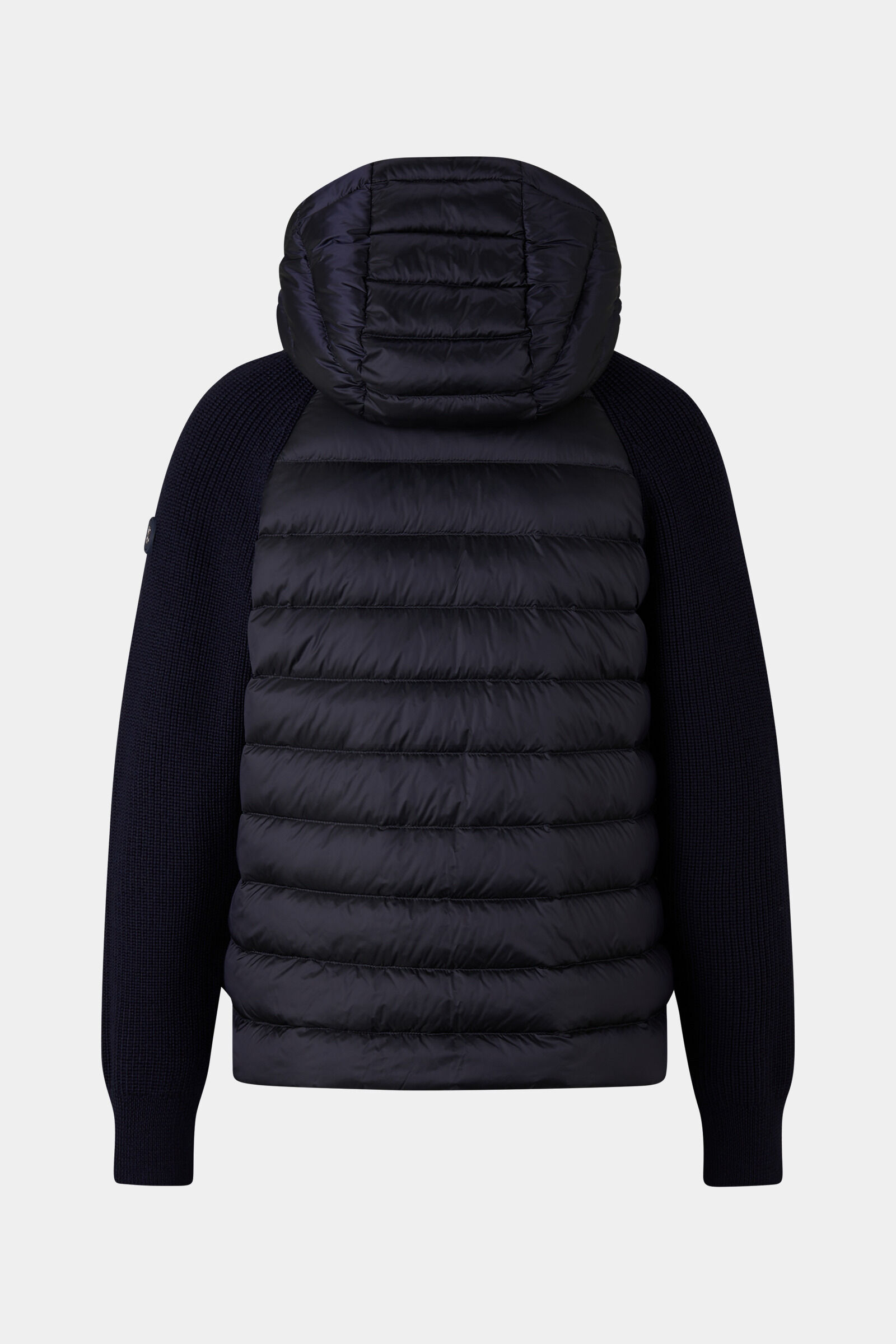 Pamy hybrid knit jacket Navy blue