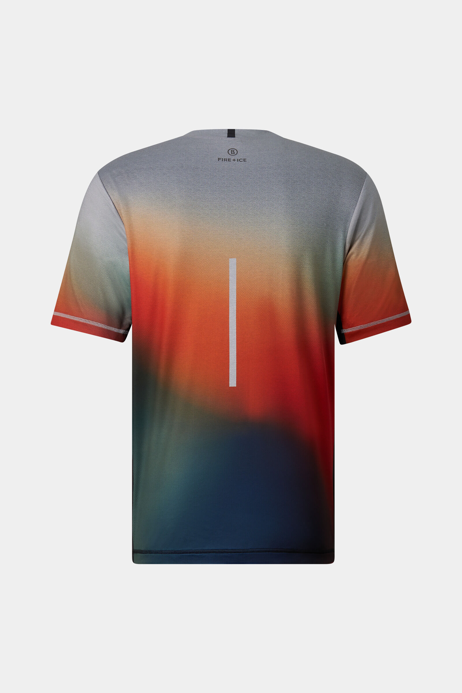 Funktionsshirt Balduin Grau/Orange/Blau