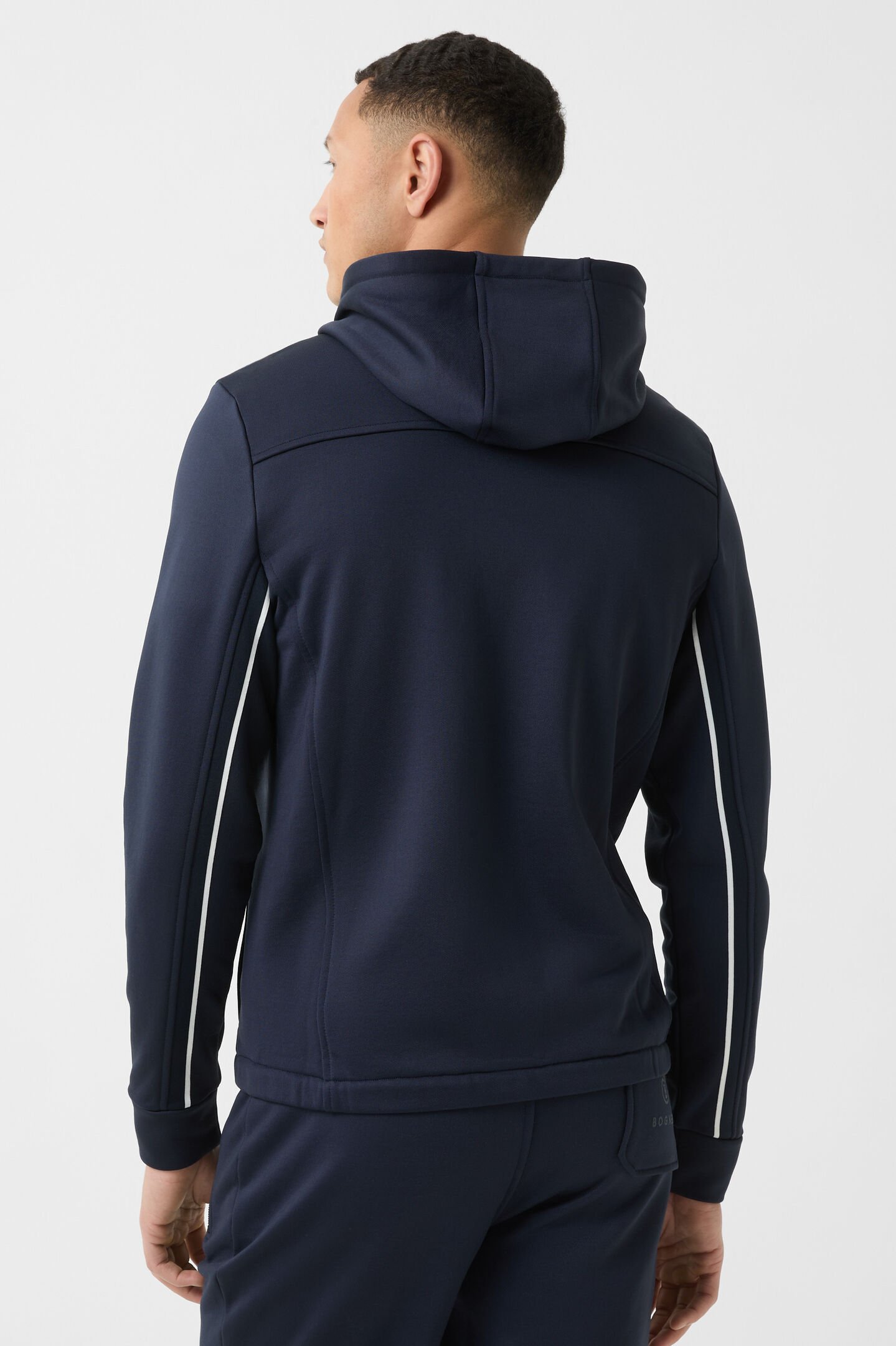 Berto jersey jacket Navy blue