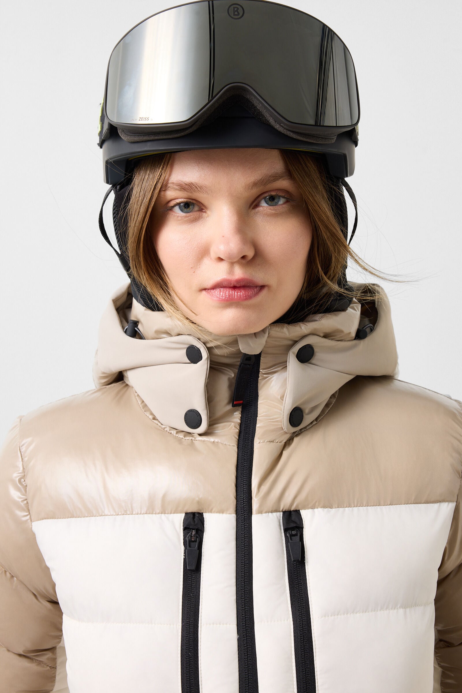 Skijacke Tavie Beige/Off-White