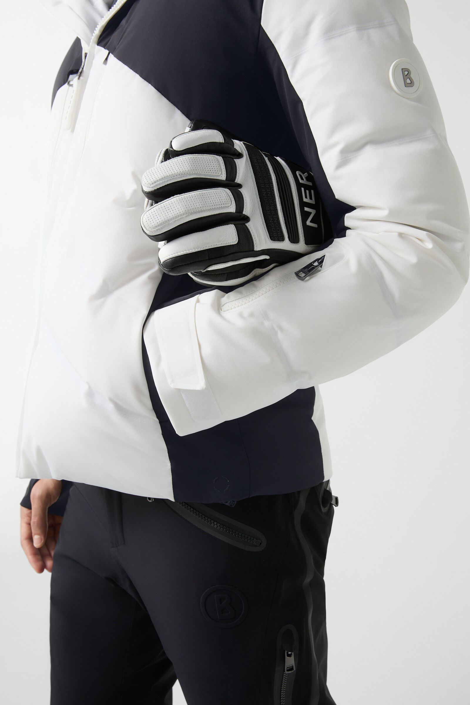 Jervis ski jacket White/black