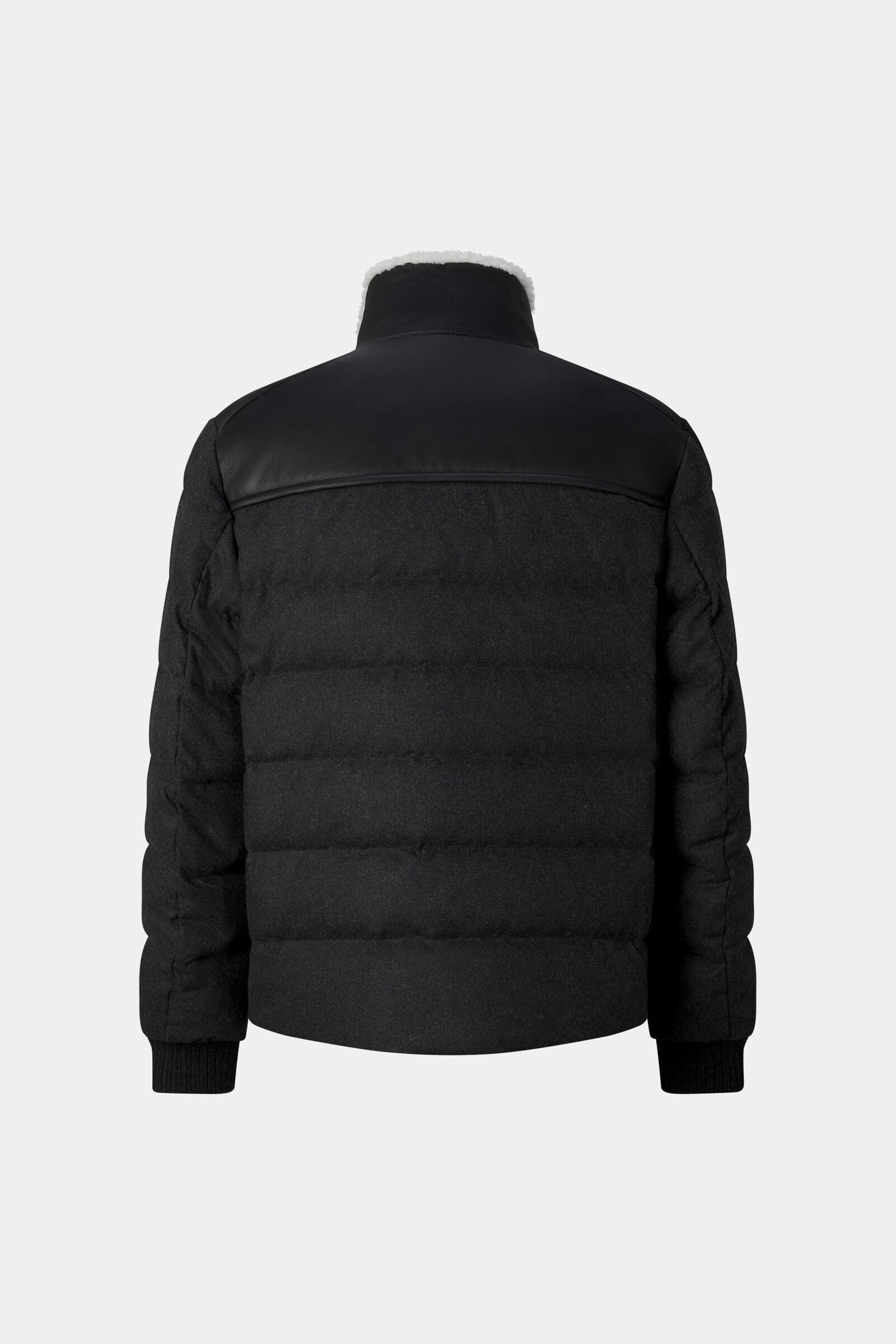 Aleco Quilted Leather Jacket Black