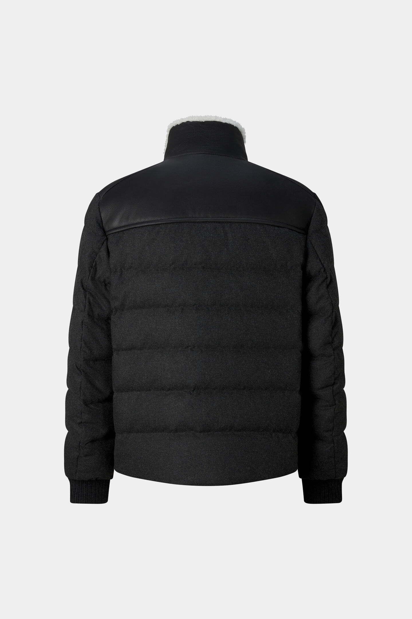 Aleco Quilted Leather Jacket Black