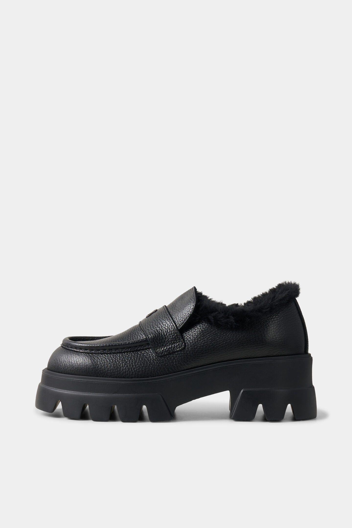 Platform loafer Sapporo Black