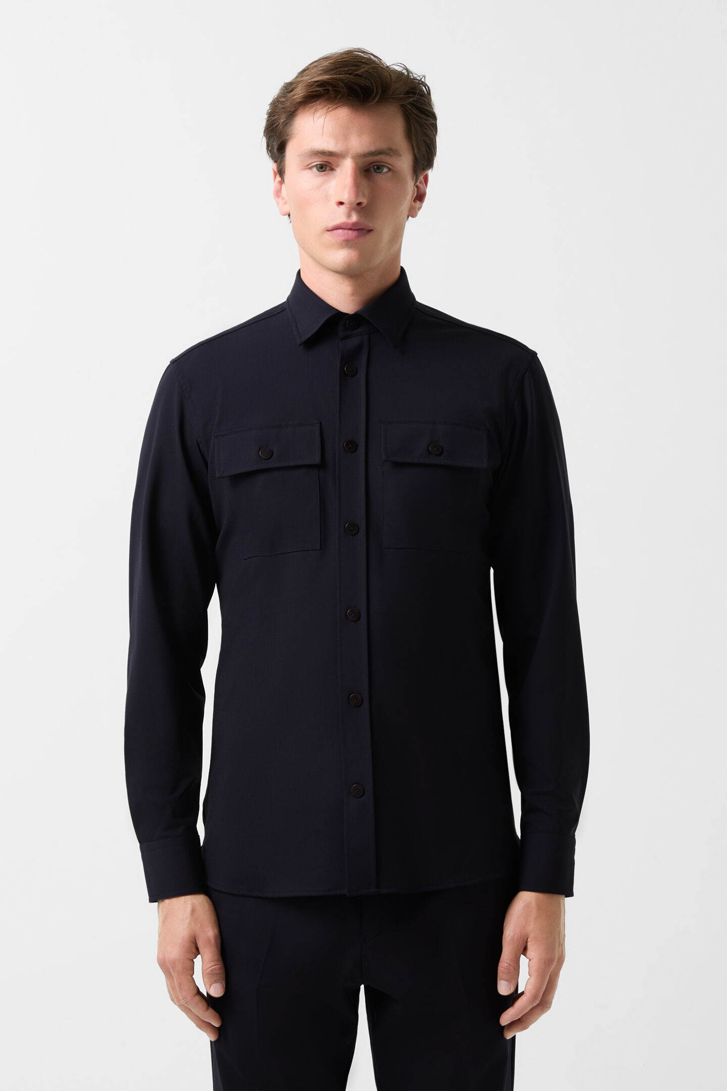 Hemd Clive Navy-Blau