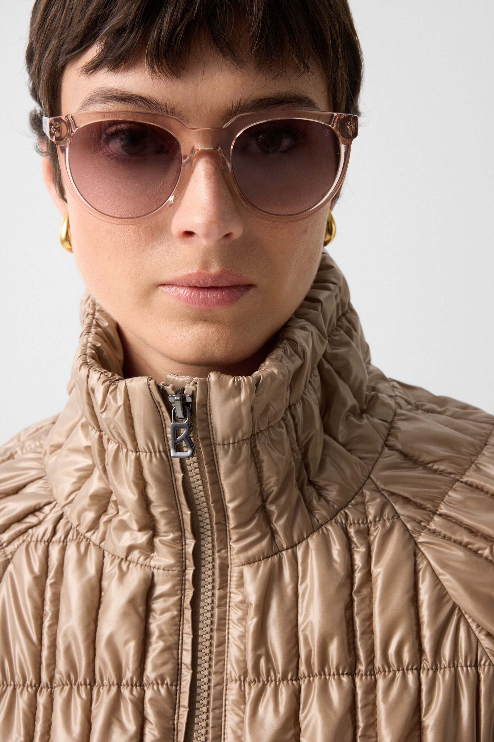 Sherry quilted jacket Camel